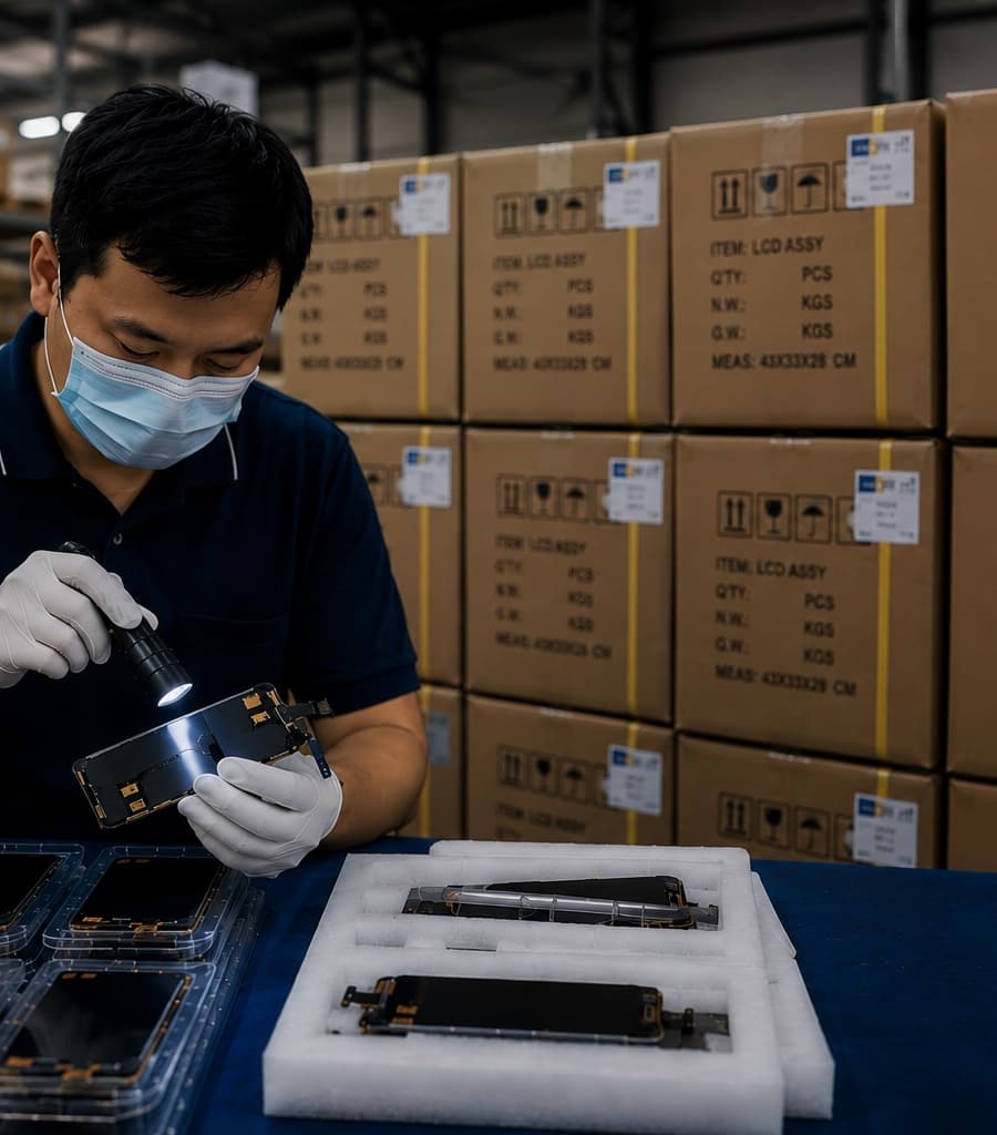 During production and pre-shipment AQL inspection
